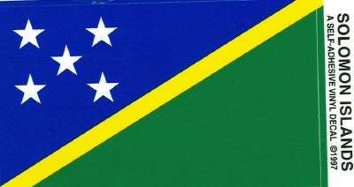 Solomon Islands Vinyl Flag Decal