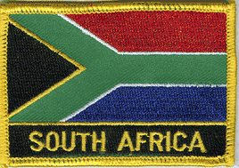 South Africa Flag Patch - With Name