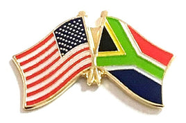South African Friendship Flag Lapel Pins