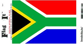 South African Vinyl Flag Decal