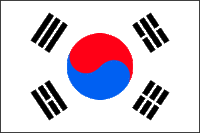 South Korean Polyester Flag