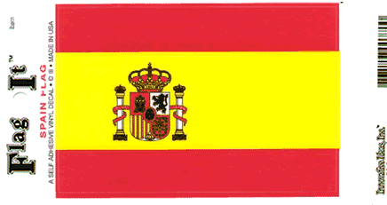 Spain Vinyl Flag Decal