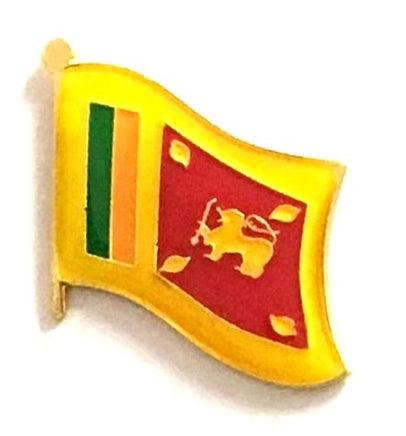 Sri Lanka Flag Lapel Pins - Single