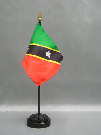 St. Kitts & Nevis Deluxe Miniature Flag