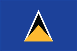 St. Lucia 3'x5' Nylon Flag