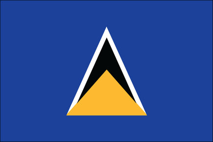 St. Lucia 3'x5' Nylon Flag