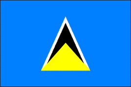St. Lucia Polyester Flag