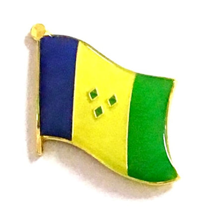 St. Vincent & Grenadines Flag Lapel Pins - Single