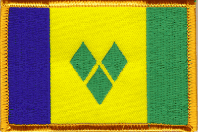 St. Vincent & Grenadines Flag Patch
