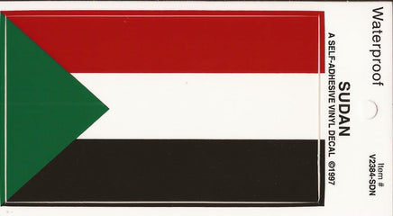 Sudan Vinyl Flag Decal