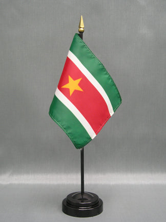 Surinam Deluxe Miniature Flag