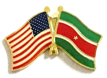 Suriname Friendship Flag Lapel Pins