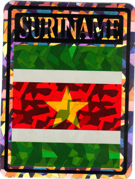 Suriname Reflective Decal