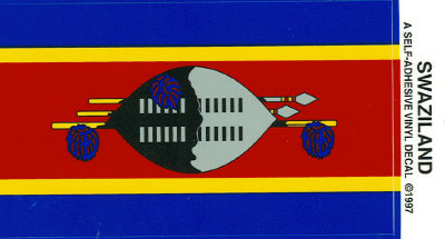 Swaziland Vinyl Flag Decal