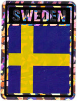 Sweden Reflective Decal