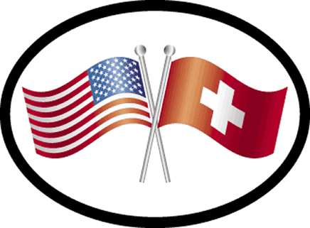 Switzerland Oval Friendship Decal