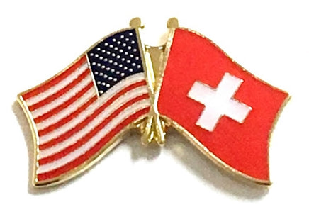 Switzerland Friendship Flag Lapel Pins