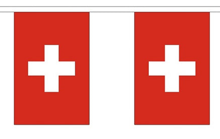 Switzerland String Flag Bunting