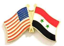 Syria Friendship Flag Lapel Pins