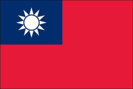 Taiwan 3'x5' Nylon Flag