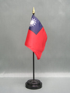 Taiwan Deluxe Miniature Flag