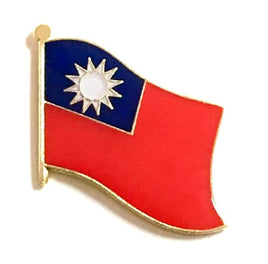 Taiwan Flag Lapel Pins - Single