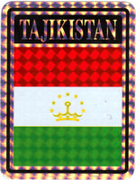 Tajikistan Reflective Decal