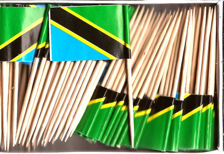Tanzania Flag Toothpicks