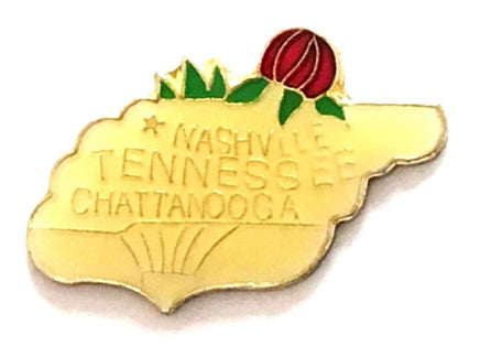 Tennessee State Lapel Pin - Map Shape