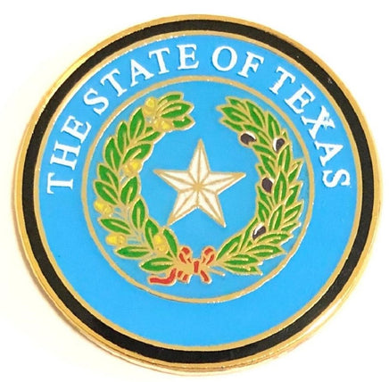 Texas Seal Lapel Pin