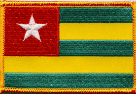Togo Flag Patch