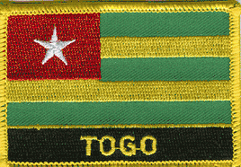 Togo Flag Patch - With Name