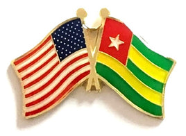 Togo Friendship Flag Lapel Pins