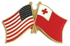 Tonga Friendship Flag Lapel Pins