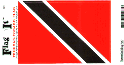 Trinidad & Tobago Vinyl Flag Decal