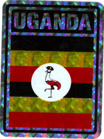Uganda Reflective Decal