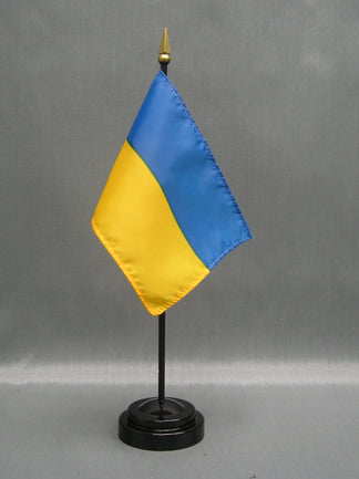 Ukraine Deluxe Miniature Flag
