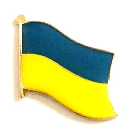 Ukraine Flag Lapel Pins - Single
