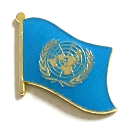 United Nations Flag Lapel Pins - Single