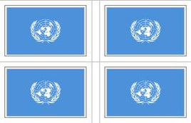 United Nations Flag Stickers - 50 per sheet