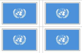 United Nations Flag Stickers - 50 per sheet