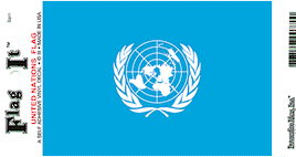 United Nations Vinyl Flag Decal