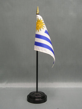 Uruguay Deluxe Miniature Flag