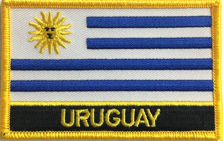 Uruguay Flag Patch - With Name