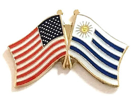 Uruguay Friendship Flag Lapel Pins