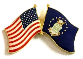 United States Air Force Double Lapel Pin