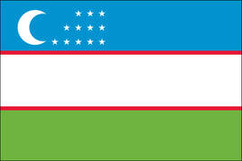 Uzbekistan 3'x5' Nylon Flag