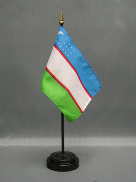 Uzbekistan Deluxe Miniature Flag