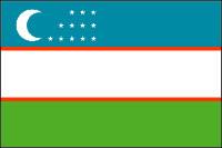 Uzbekistan Polyester Flag