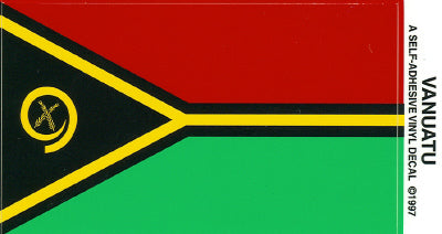 Vanuatu Vinyl Flag Decal